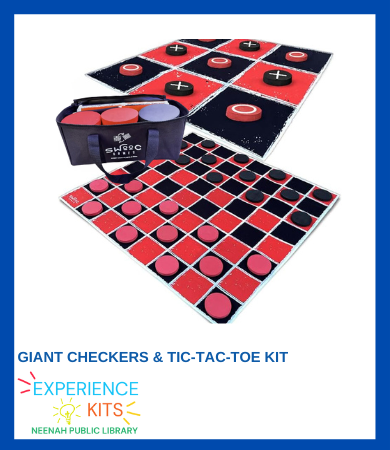 Giant Checkers and Tic Tac Toe Kit