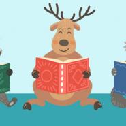 animals reading books