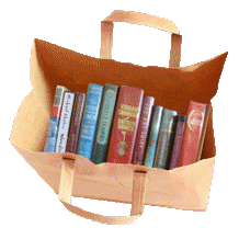 books in a bag