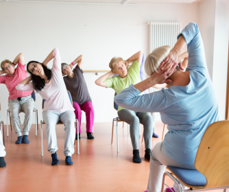 Chair Yoga by Chair Aerobics for Everyone DVD : seated Yoga