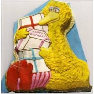 Big Bird with presents