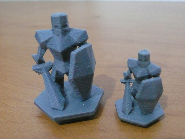 low poly knight