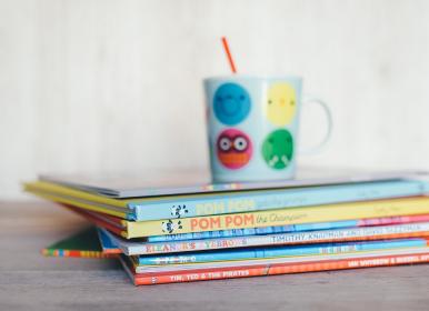 stack of books