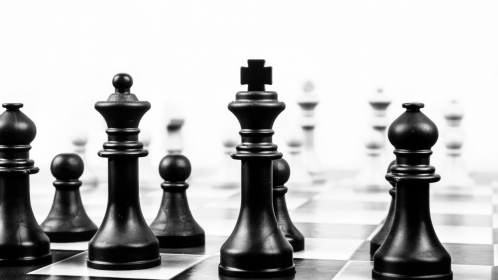 Virtual chess poster