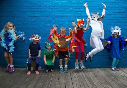 Kids in Costumes